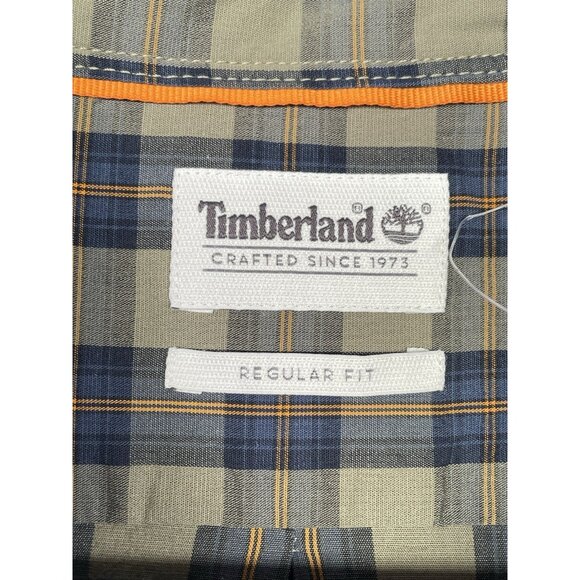Timberland Men's Button Down Shirt Long Sleeve Casual Cotton Size XXL - Picture 2 of 14